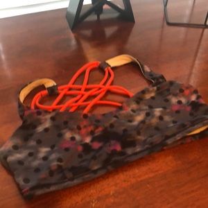 Lululemon Sports bra 8 excellent blues hot pinkish